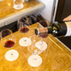 The Emirates wine list is an important part of the First Class experience. The airlines has 1.2 million bottles of wine aging in their cellars in Burgundy.